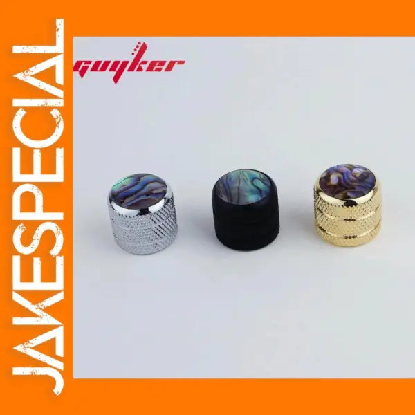 Abalone Guitar Knobs for Electric Bass 6mm Pots