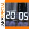 Modern LED Digital Alarm Clock for Home Decor
