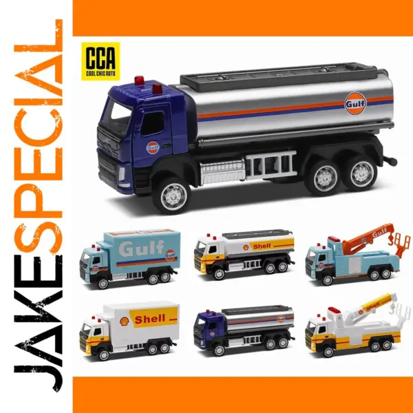 Gulf Oil Gas Station Diecast Model 1:72