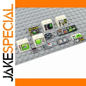 50pcs Printed Building Block Tiles Set