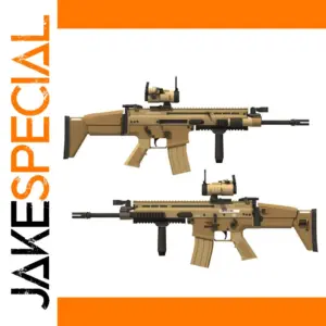 SCAR Assault Gun 3D Paper Model Kit