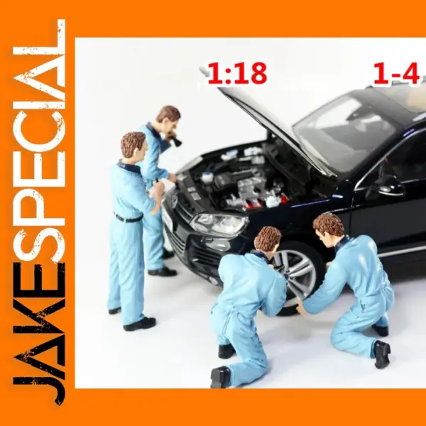 1/18 Resin Garage Scene Repairman Model
