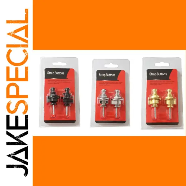 2 Piece Guitar Strap Lock System Set