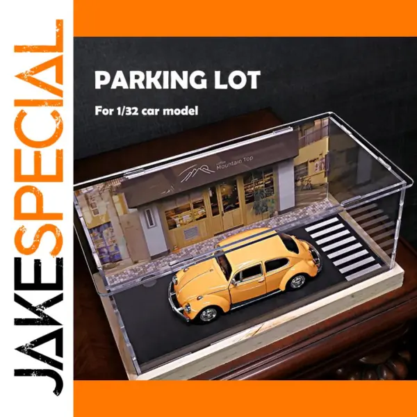 Acrylic Wood Parking Lot Model for 1/32 Scale
