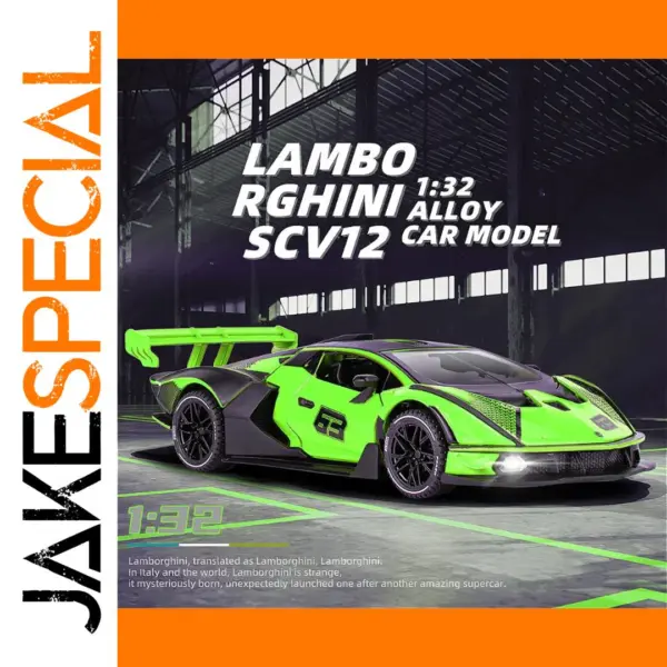 1:32 Lamborghini SCV12 Diecast Model Car