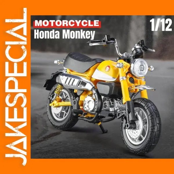 1:12 Honda Monkey Diecast Metal Motorcycle Model