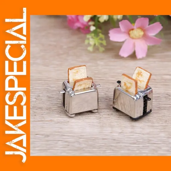 Miniature Dollhouse Bread Machine Model Toy