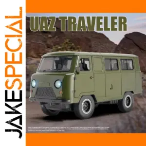 1:18 Russian UAZ TRAVELER 452 Alloy Diecast Model