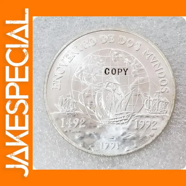 1991 Chile 10000 Pesos Copy Coin Replica