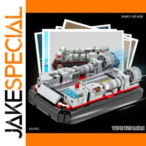 Military Amphibious Ship Model Building Blocks Kit
