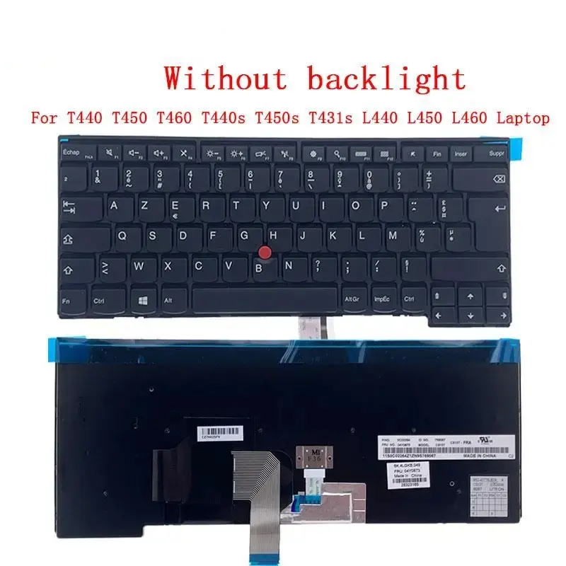 French Backlit Keyboard for Lenovo Thinkpad T440 T450 T460 7 French Backlit Keyboard for Lenovo Thinkpad T440 T450 T460 - Image 7