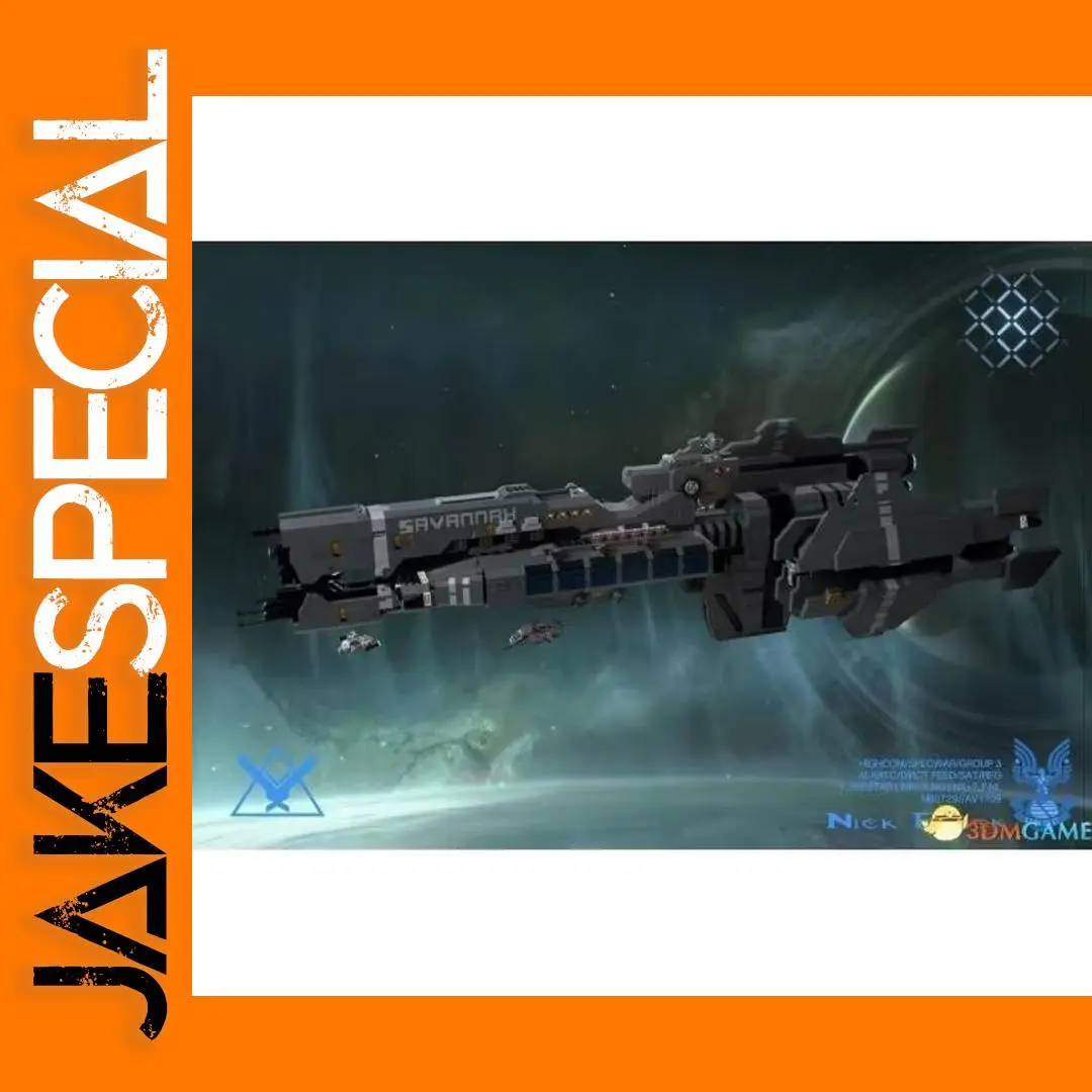 1:130 UNSC Savannaah Paper Model DIY Kit 1 1:130 UNSC Savannaah Paper Model DIY Kit