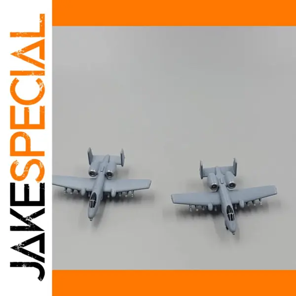 2PCS A-10 Warthog Model Aircraft 1/350 Scale