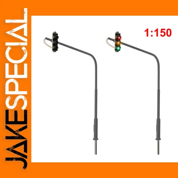 N Scale Traffic Lights Block Signals Pack of 2