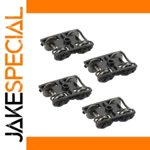4pcs HO Scale Metal Train Bogies with Wheels
