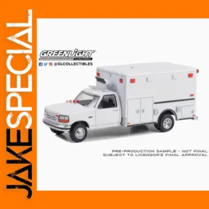 1992 Ford F-350 Ambulance 1:64 Diecast Model
