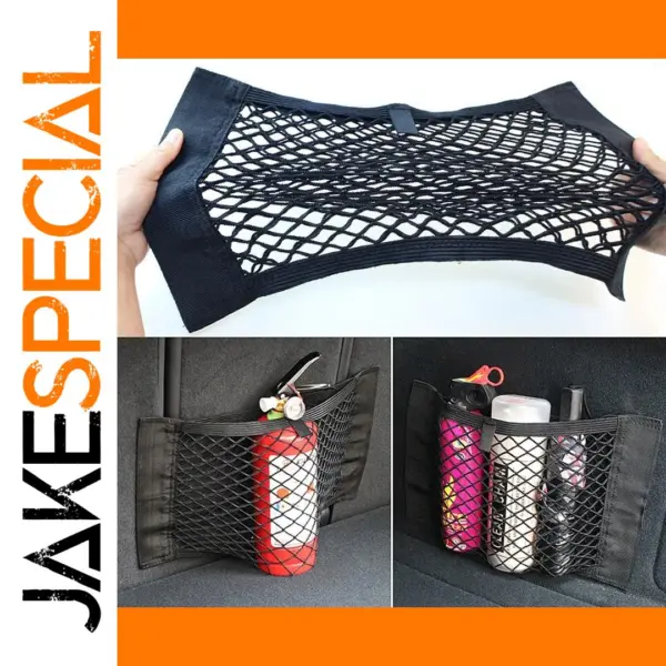 Car Back Seat Elastic Storage Organizer Bag