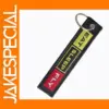 Colorful Embroidered Airplane Keychain