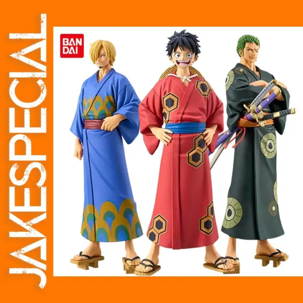 18cm One Piece Luffy Zoro Chopper Figure