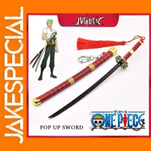 22cm Sandai Kitetsu Zoro Sword Model