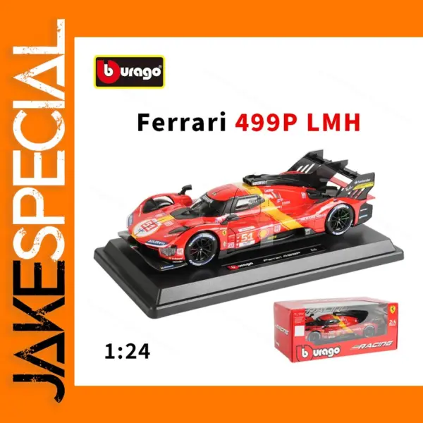Bburago 1:24 Ferrari 499P LMH 2023 Car