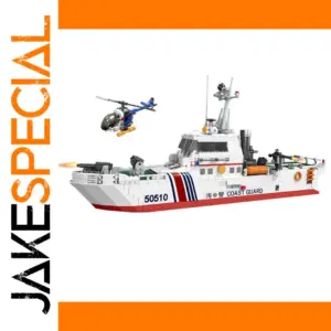 1213Pcs DIY Military Police Patrol Boat Set