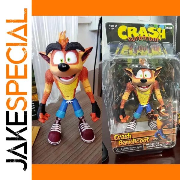 Crash Bandicoot Sane Trilogy Action Figure Toy