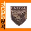 German Balkan Shield Medal Brooch in Copper