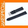 Leather Watch Strap 18mm with Steel Buckle