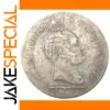 Silver Plated 1839 Russia 1.5 Rouble Coin