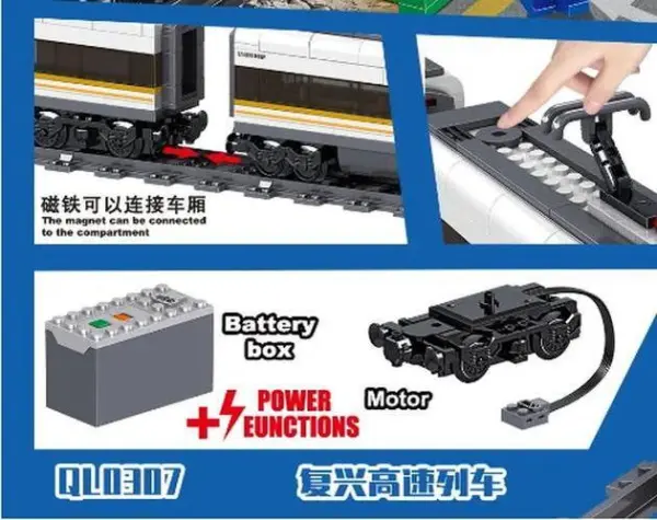 City Power Fuxing Electric Locomotive Blocks - Image 5