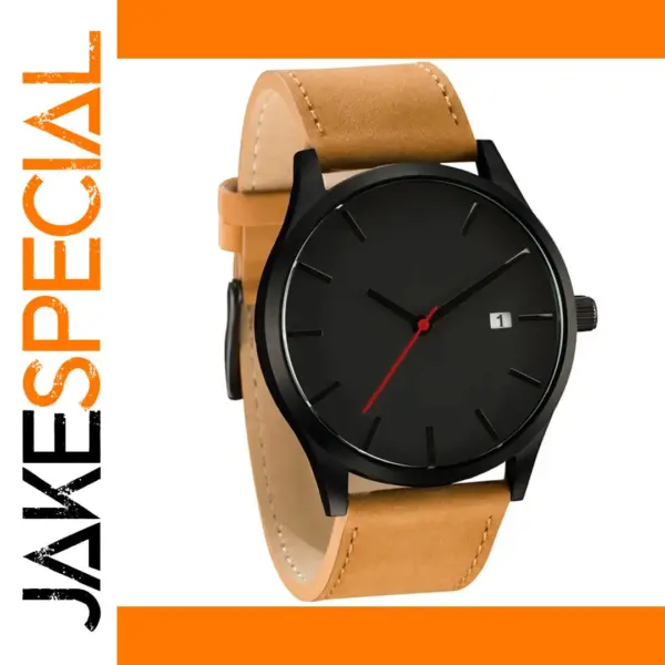 Fashion Quartz Men's Watch with Calendar Feature