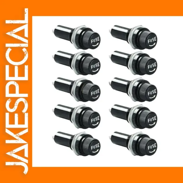 10PCS 5x20mm Panel Mount Fuse Holders