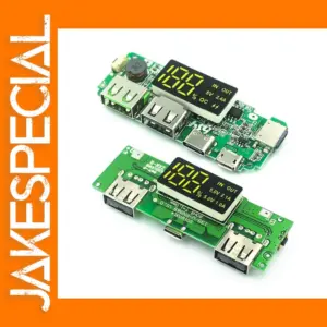 LED Dual USB Power Bank Charging Module