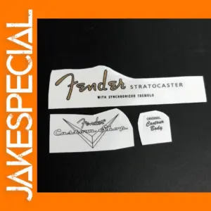 3 Sets Guitar Water Slide Decal Stickers