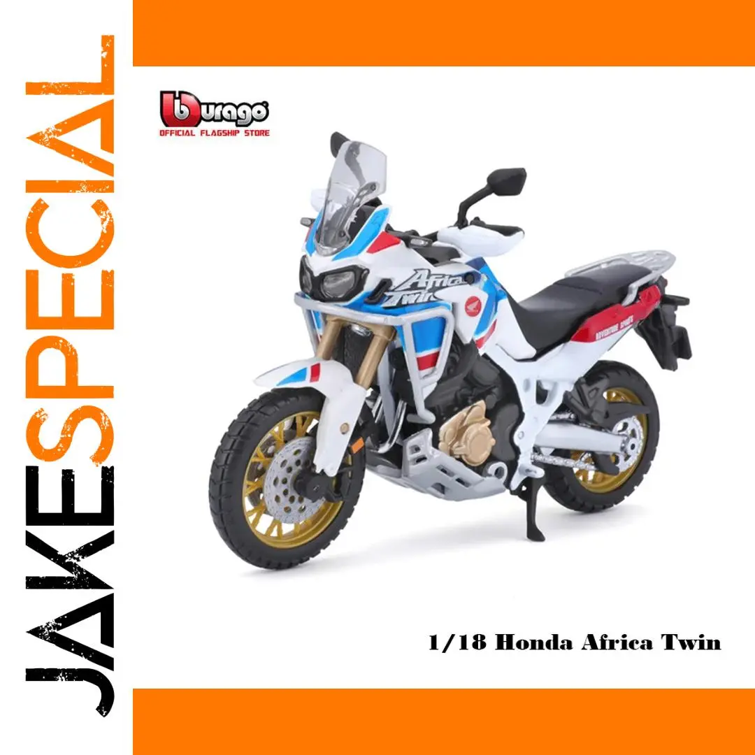 Bburago 1:18 Honda Africa Twin Motorcycle Model 1 Bburago 1:18 Honda Africa Twin Motorcycle Model