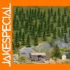 100pcs N Scale Green Trees for Diorama