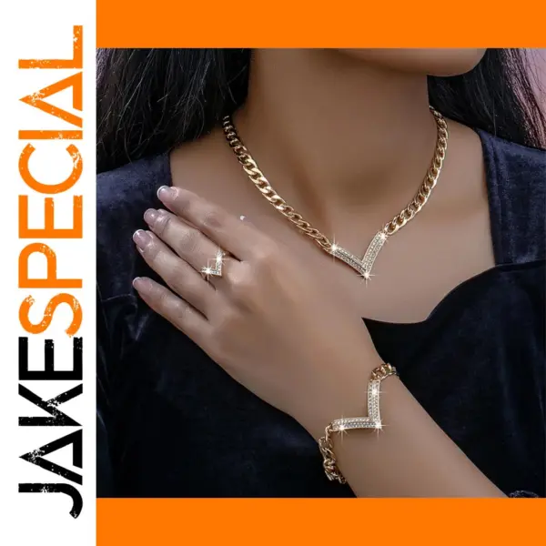 Korean Fashion V Chain Choker Necklace
