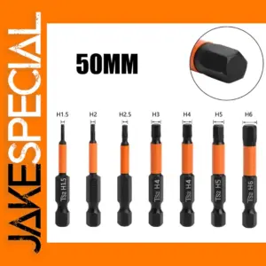 Hex Head Magnetic Screwdriver Bit Set H1.5-H6