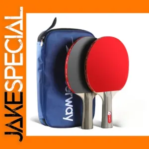 Table Tennis Racket Set with 2 Paddles