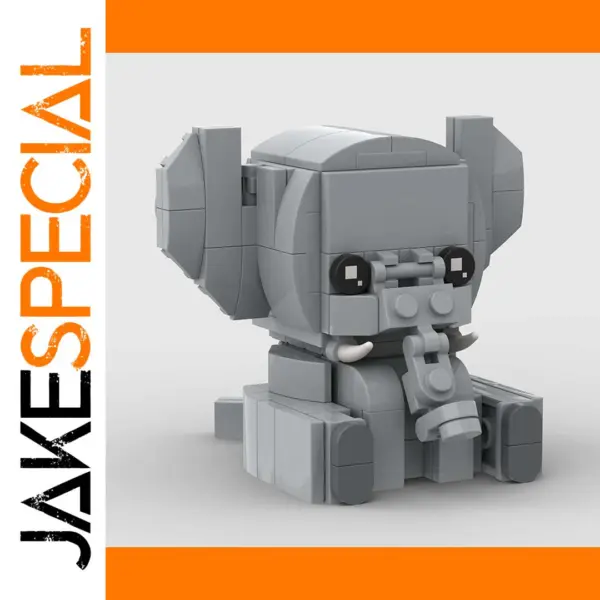 Elephant Themed Building Blocks Set 146 Pieces