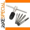 T-shaped Tap Wrench Set with M3-M8 Taps