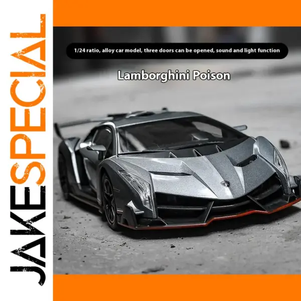 1:24 Lamborghini Veneno Diecast Car Model