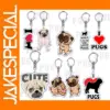 Cute PUG Keychain Pendant for All Occasions