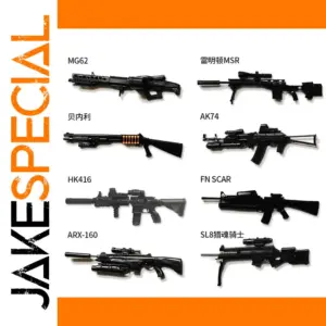 1/6 Scale AK74 HK416 Toy Gun Model