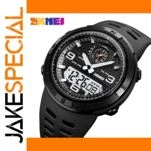Digital Sports Stopwatch Wristwatch for Men