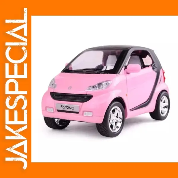1:32 Alloy Pink Smart Car Model