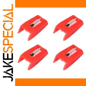 4 Pcs Vinyl Record Player Needles for Enhanced Sound