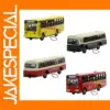 Set of 4 N Scale Model Buses 1:160