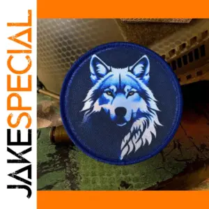 Blue Wolf Tactical Patch for Clothing and Gear
